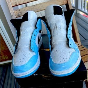 Custom Hawaii Air jordan 1 mid Like New Sz -9